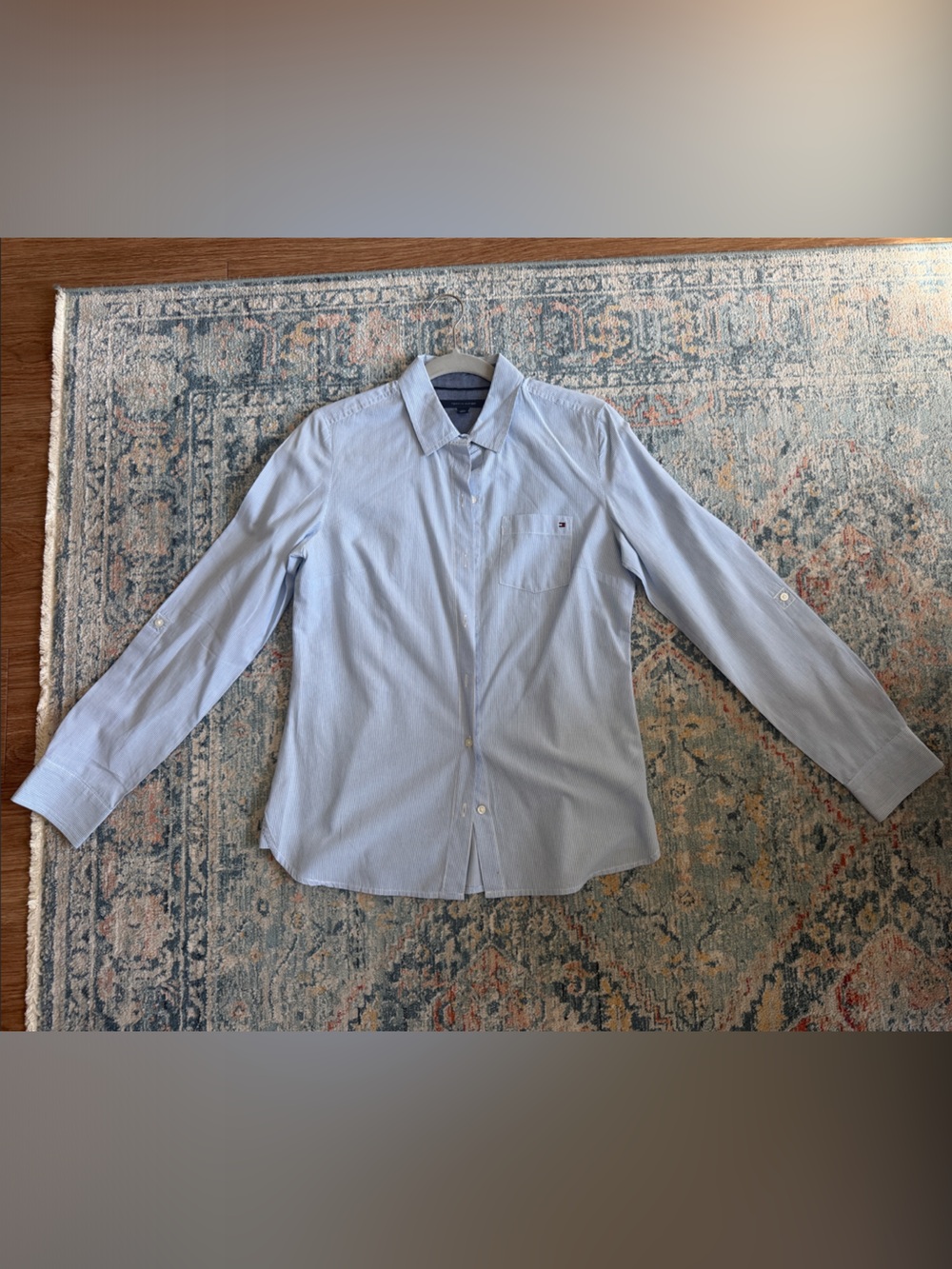 Tommy Hilfiger Light Blue Button-Down Shirt